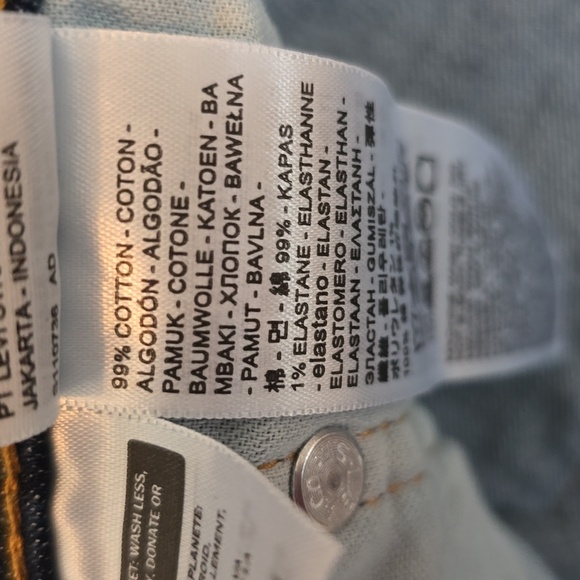 LEVI'S BRAND SIGNATURE MEN'S 559 BIG & TALL BLUE JEANS SIZE 46x30 - Picture 6 of 16